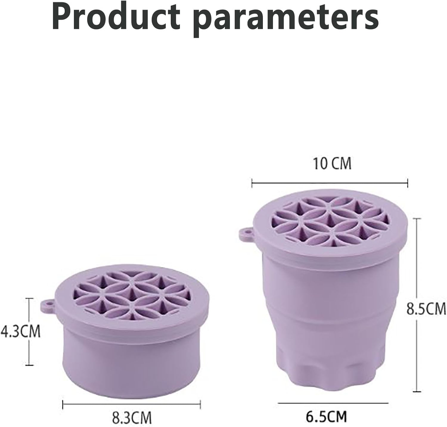 SYGELER Makeup Brush Cleaner Mat with Brush Storage Holder,3-In-1 Folding Makeup Brush Cleaning Pad - with Brush Drying Rack, Silicone Scrubbing Board+Powder Puff Cleaning Bowl image number 5