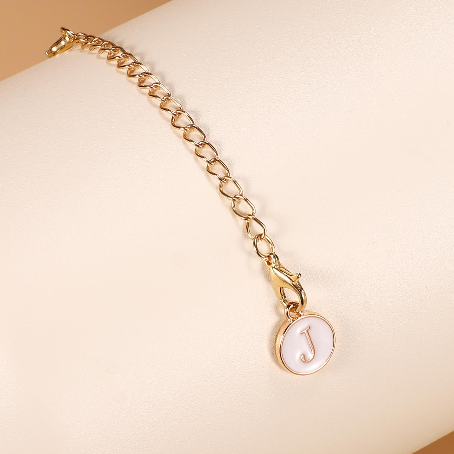 SAVITA Letter Charm Accessories for Stanley Cup, Letter Charm Accessories Personalized Name ID Letter Handle Charm Letter Charm for Stanley Tumblers (Letter J) image number 1