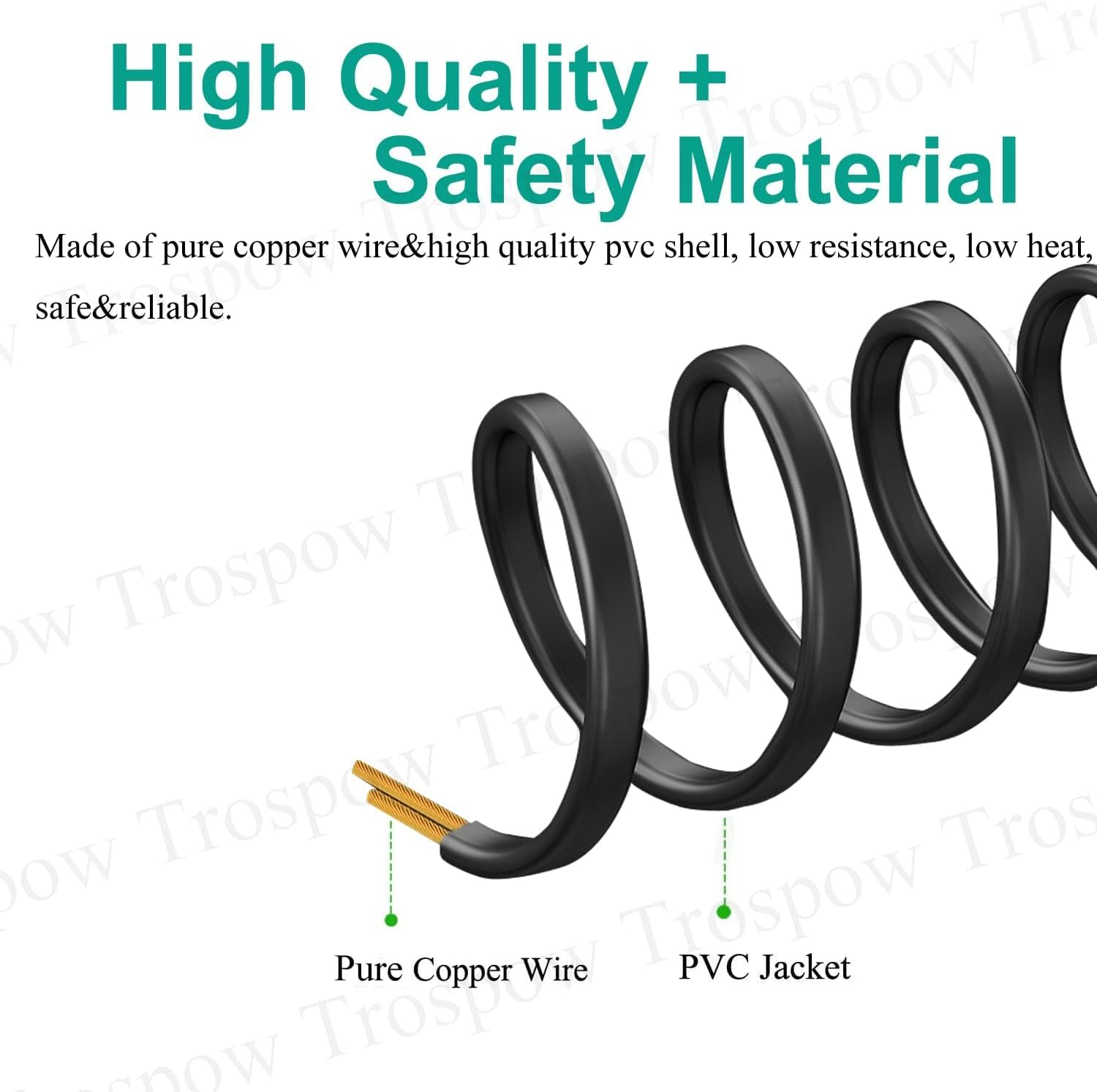 Power Plug Cord Replacement for Yamaha SR-B20A Soundbar Musiccast 50 Speaker WX-051 WX-021 Musiccast 20 Speaker Electronics Musiccast Bar 40 Soundbar YMS-4080 2 Pin Figure 8 Power Lead Cable image number 2