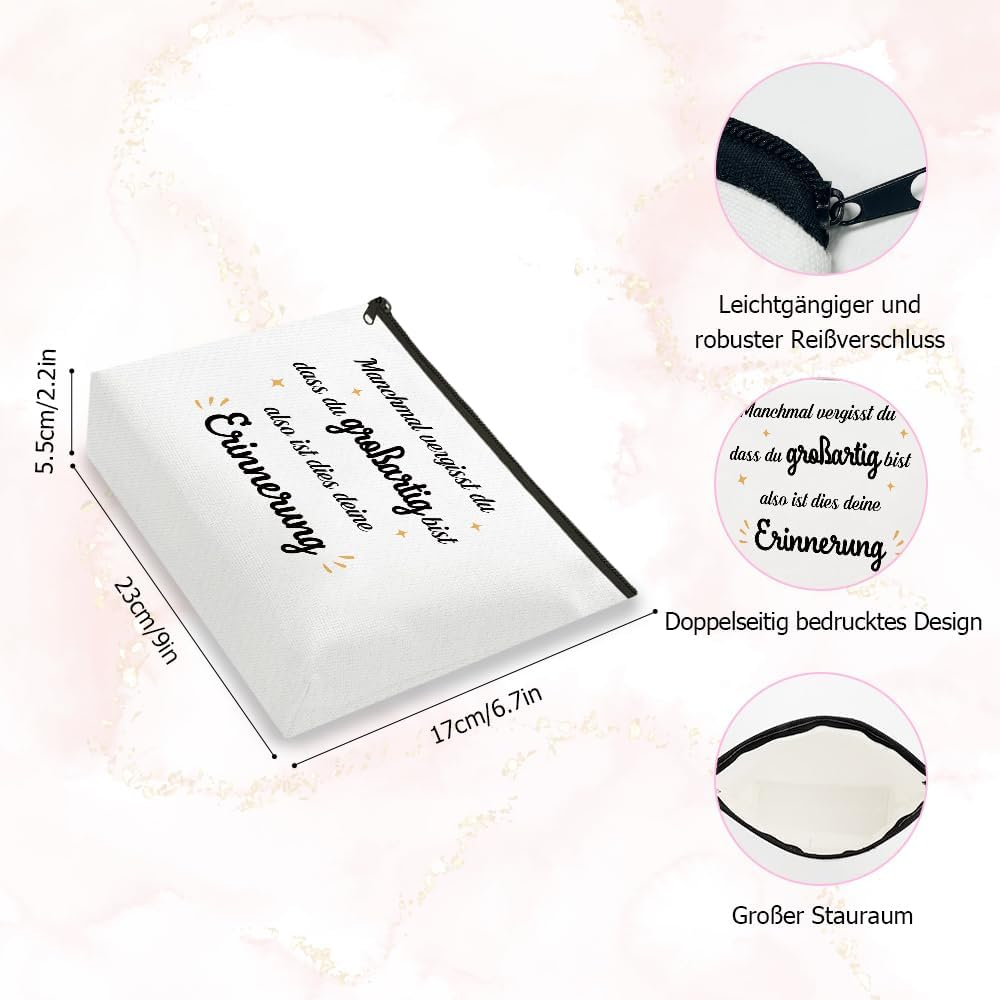 Courage Gift Makeup Bags, Motivational Gifts, Courage Gift, Encouragement Gifts, White image number 6