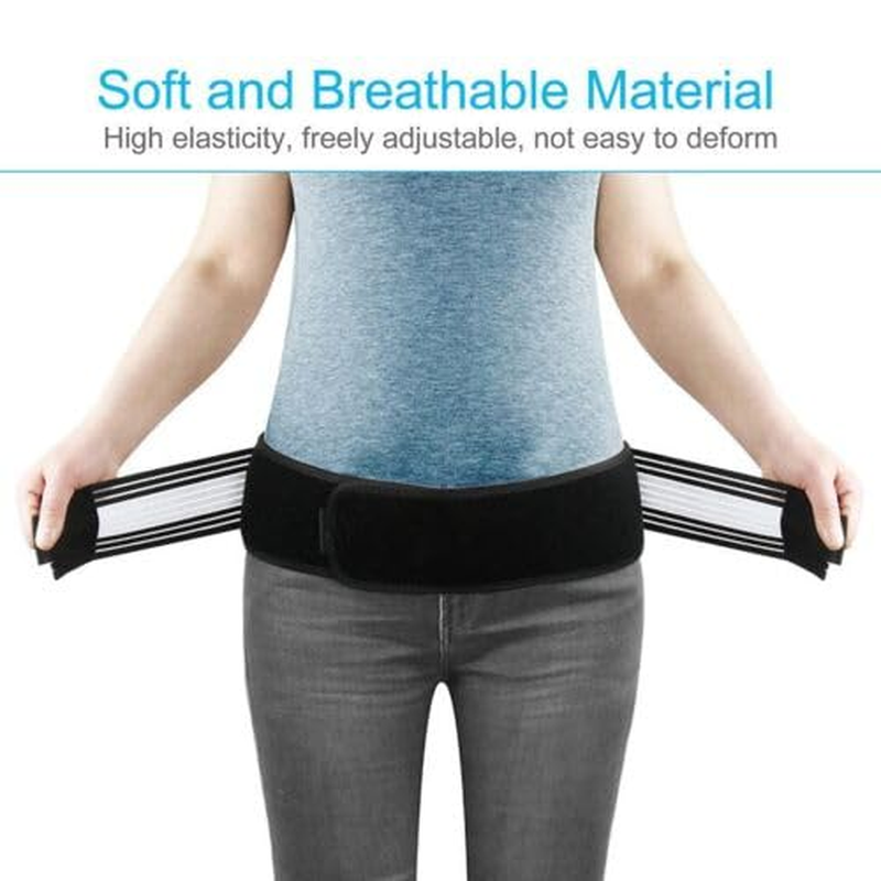 Joint Hip Belt for Lower Back and Sciatica Pain Relief, Adjustable Pelvic Support Brace for Men and Women, Trochanter Stabilizer, Lumbar Hip Support Belt for Bursitis, Sacroiliac, Pregnancy image number 6