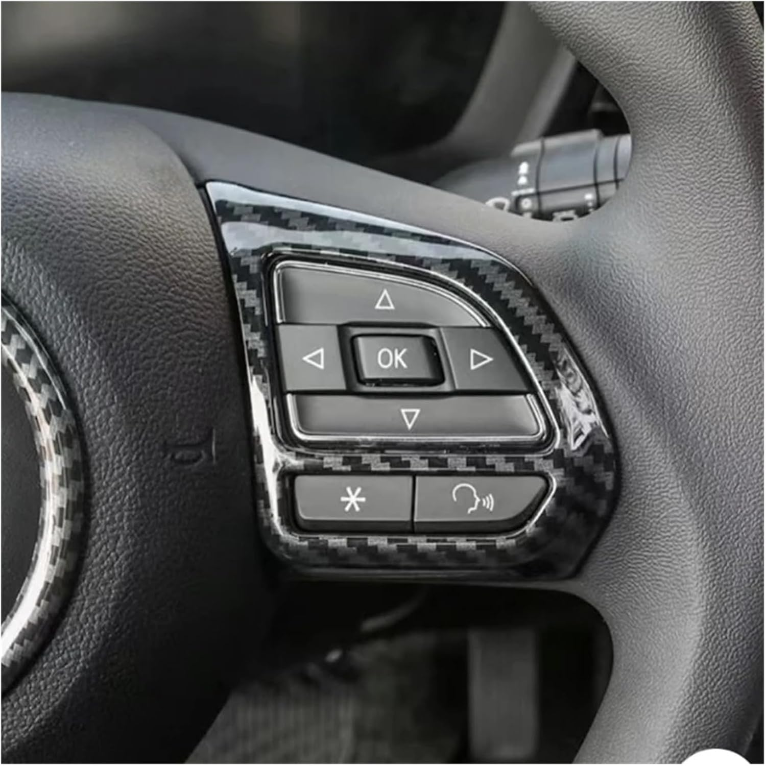 VMDWAQ Fit for MGZS MGHS RX5 MG3 MG5 MG6 Car Steering Wheel Panel Cover Trim Decoration Sticker Car Accessories image number 1