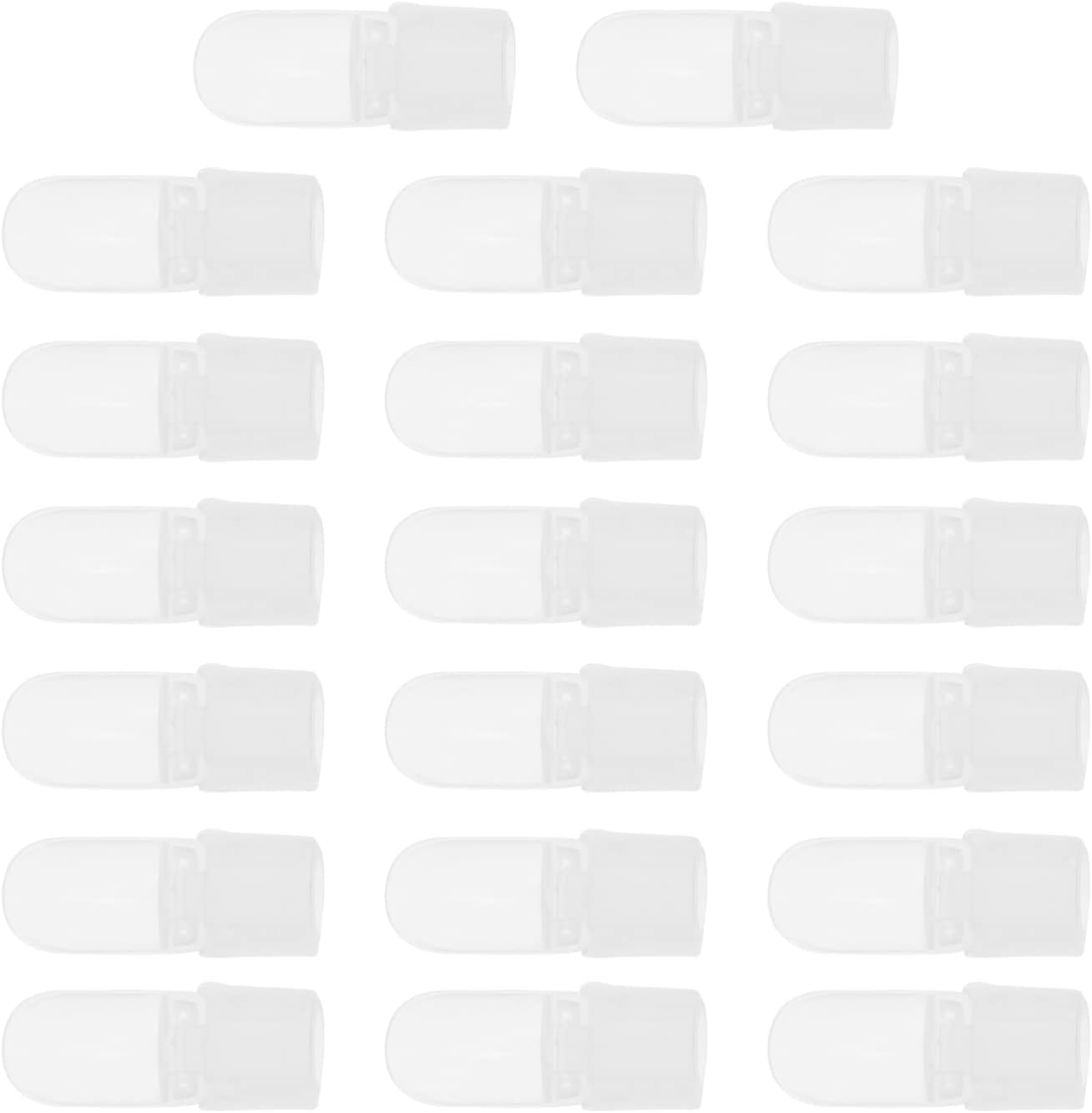 Baluue 20Pcs Armor Removal Tool Box Nail Polish Varnish Cover Protector Nail Polish Varnish Shield for Manicure Art Use image number 1