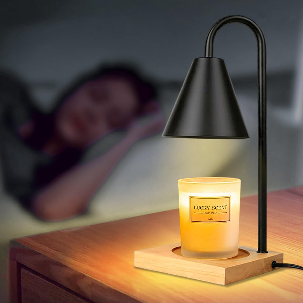 Candle Warmer Lamp Table Lamp with Timer Dimmabe for Scented Jar Candles with 2 Bulbs, Home Decor Products for Christmas Mothers Day Gift Birthday Women & Mom Gifts image number 5