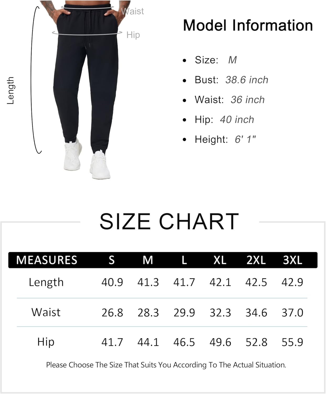 THE GYM PEOPLE Men'S Drawstring Workout Joggers Pants Lightweight Tapered Running Lounge Sweatpants with Pockets image number 5