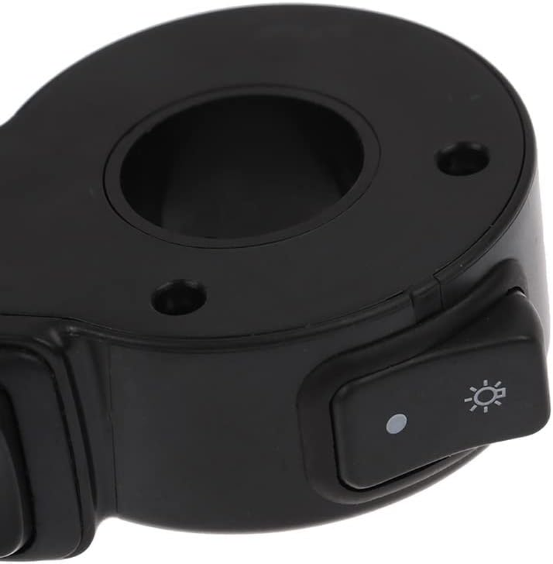 Brake Fog Light Switch for 22Mm Dia Handlebars Motorbike 3 In1 Motorcycle Switch Electric Bike Scooter ATV Quad Light Turn Signal Horn On/Off Button image number 2