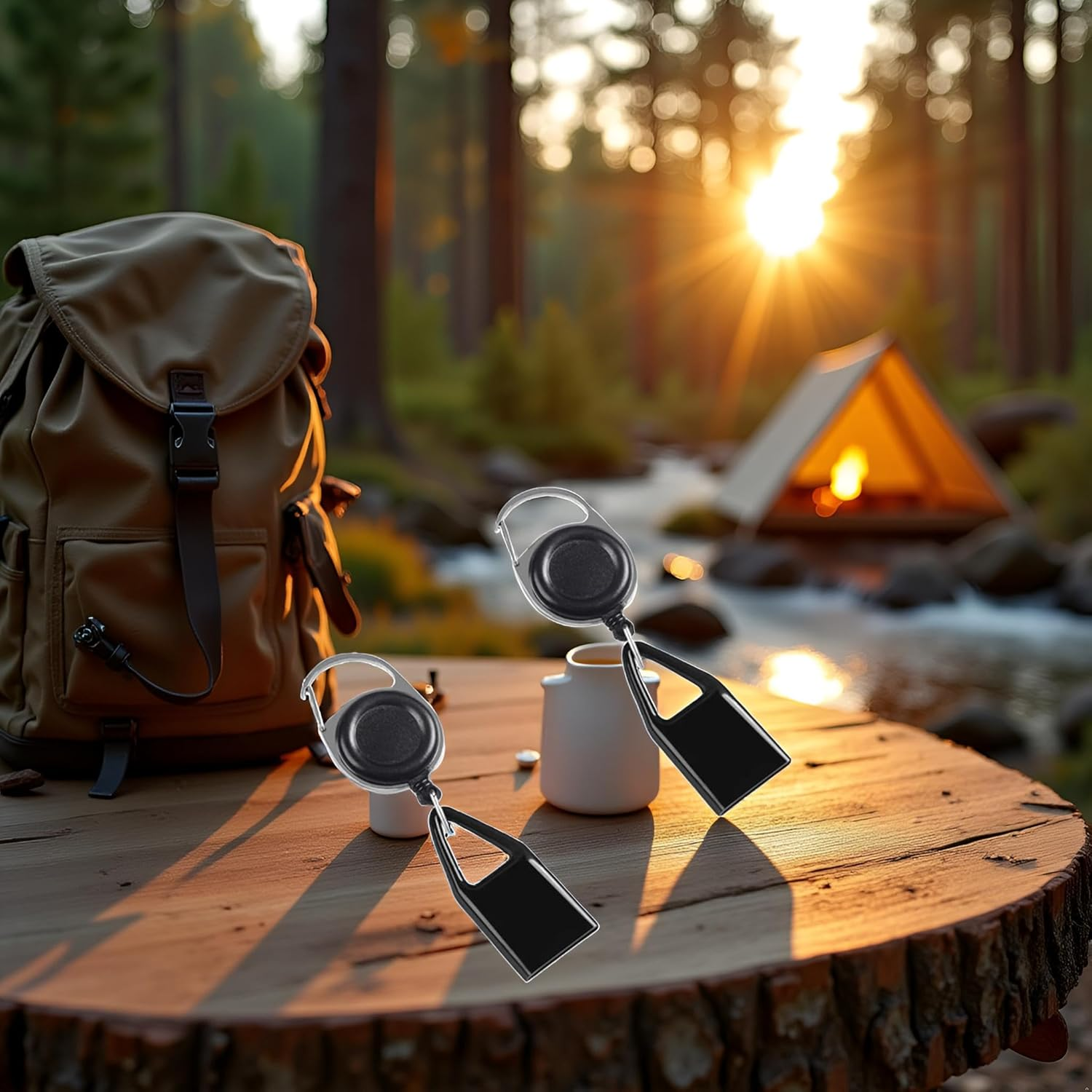 2 Piece Pants Lighter Clip,Retractable Lighter Belt,Anti Lost Retractable Lighter Cover,Keychain Belt,Lighter Leash for Fishing Hiking,Lighter Protective Cover for Camping,Lighter Leash,House Supplies image number 1