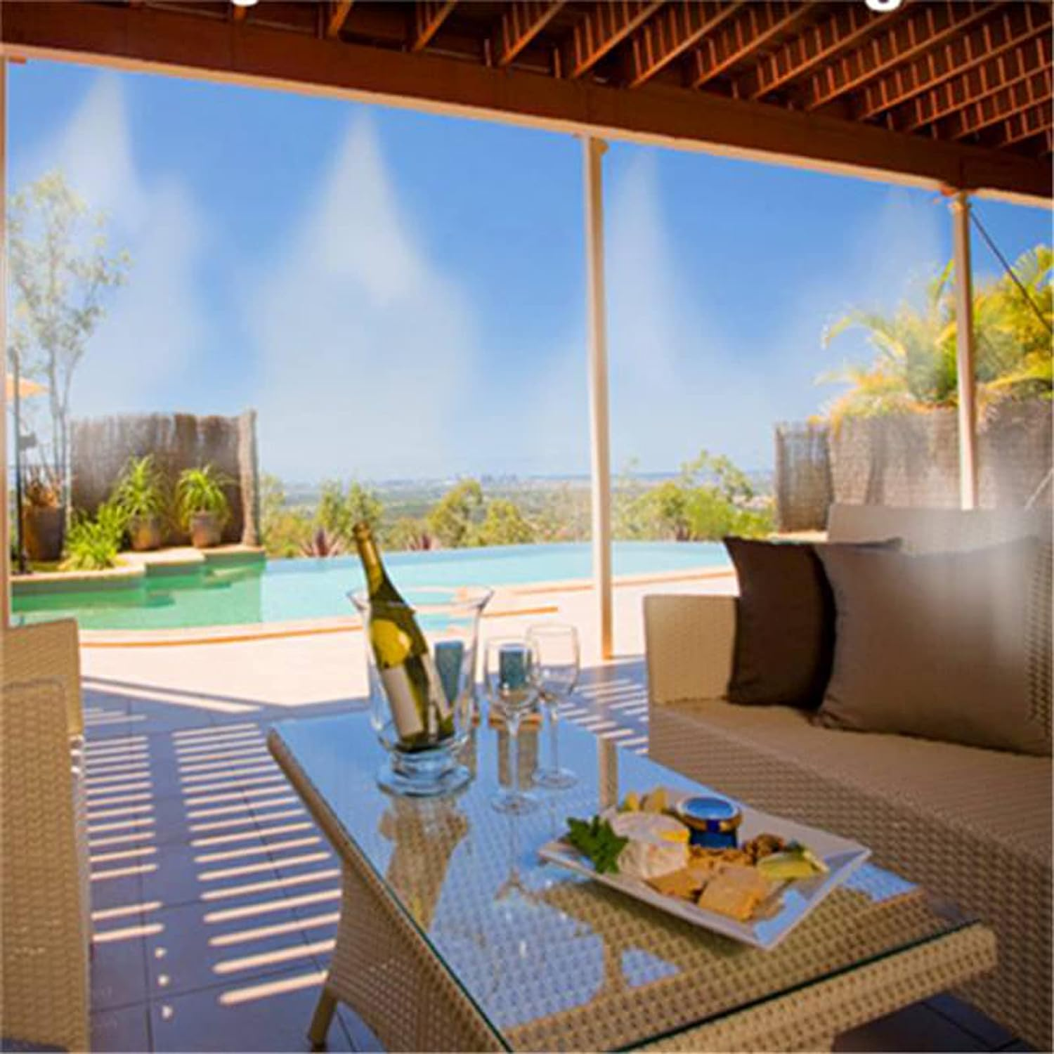 Misting Nozzles for Outdoor Cooling System Outdoor Cooling Nozzle, UNC 10/24 Brass Misting Nozzles 0.012" Orifice (0.3Mm), 30 Pcs image number 2