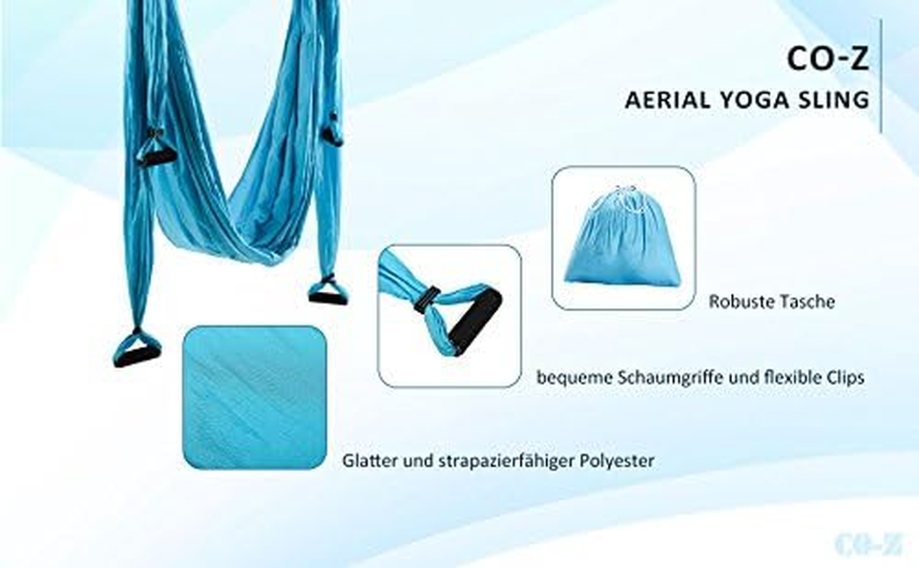 Aerial Yoga Swing Air Fly Yoga Hammock Silk Hammock Yoga Swing Fitness anti Gravity Swing with 180 Kg / 400 Lbs Load image number 2