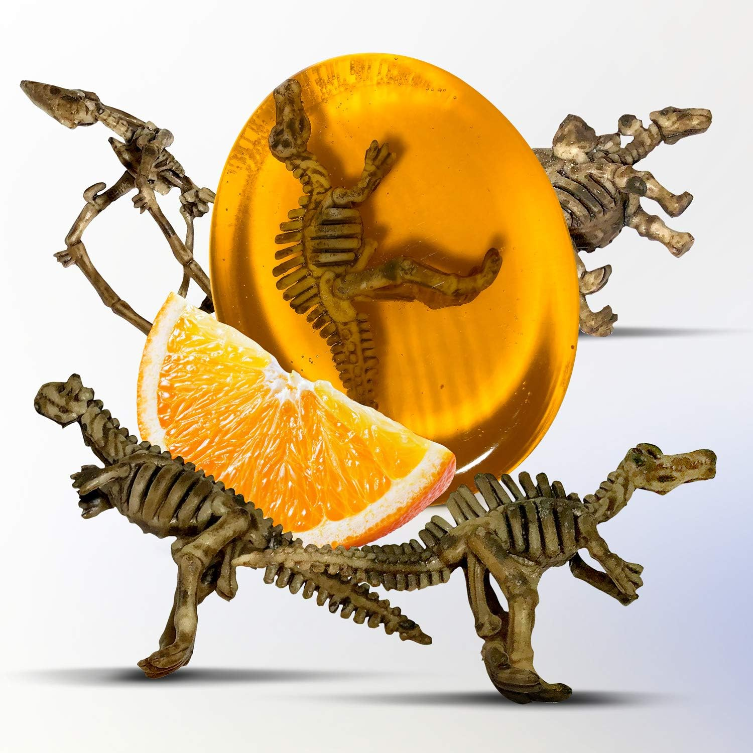 Relaxcation Natural Soap Bar for Kids with Toys inside | Surprise Toy inside the Bar | Made in USA from Safe Ingredients | Kid'S Favorite Everyday Routin (Fossil Toy)