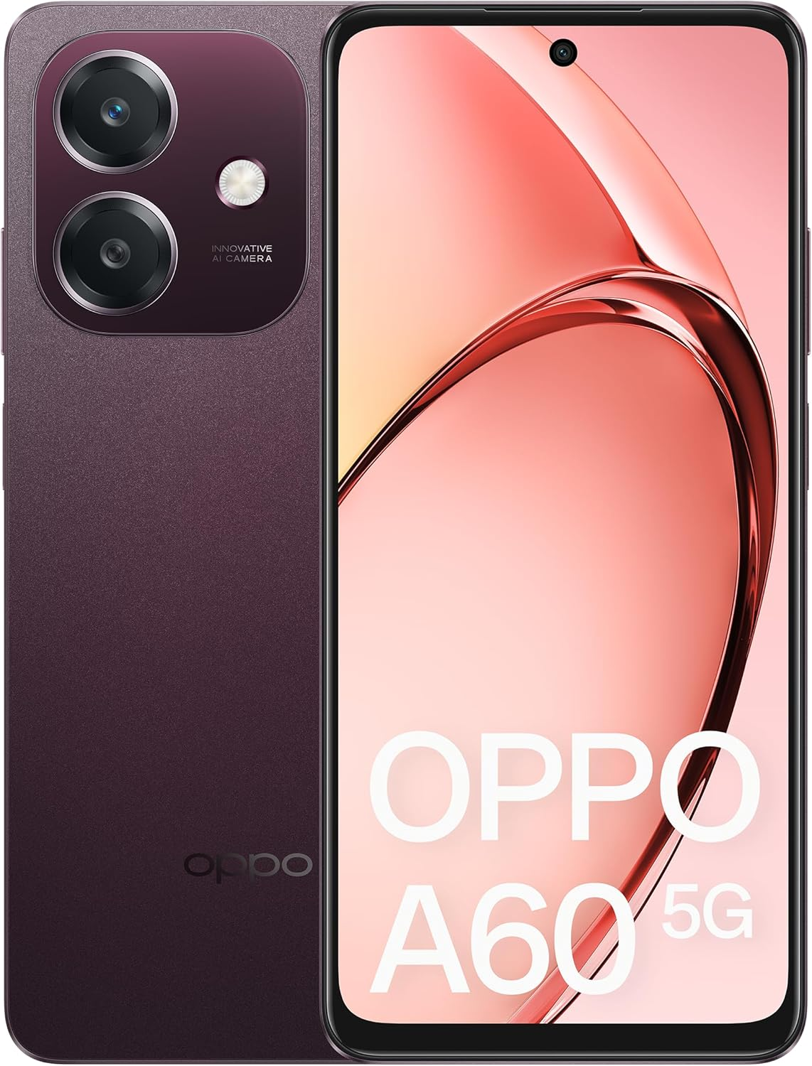 OPPO A60 5G - Nebula Red, (&lrm;CPH2683AU Red)**, 6.67", HD+ LCD, 4GB/128GB, 50MP/5MP, Dual SIM, 5100Mah, 2YR image number 4