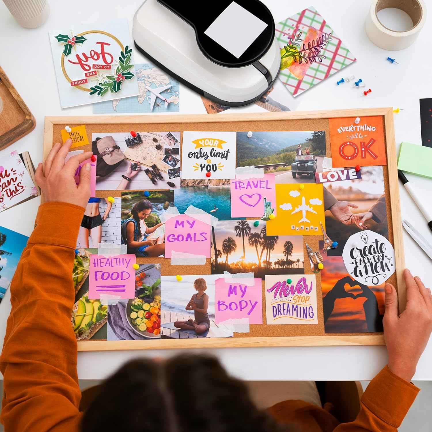 Square Punch 1.42 Inch Square Hole Punch Squares Craft Puncher Hole Punches for Crafts Squares Punches for Scrapbooking Cards DIY Arts Projects image number 6