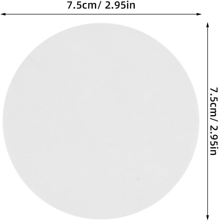 Mipcase 24Pcs Monotub Adhesive Filter Discs : Monotub Filters for Mushroom Cultivation - Mushroom Growing Supplies, 2.95X2.95X0.08In (White) image number 4