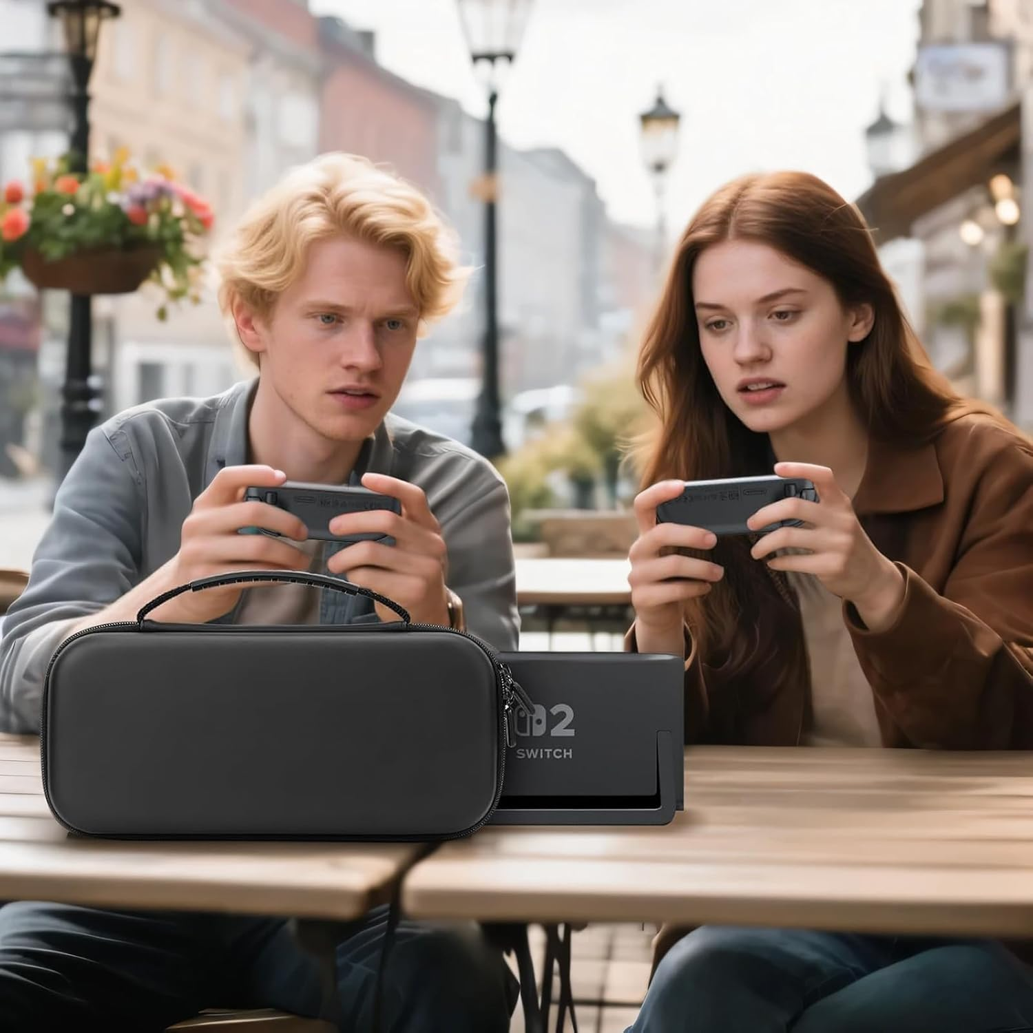 Carrying Case Compatible with Nintendo Switch 2 (2025), Protective Travel Case with 10 Game Cartridge Slots for Charger and Switch 2 Accessories image number 5