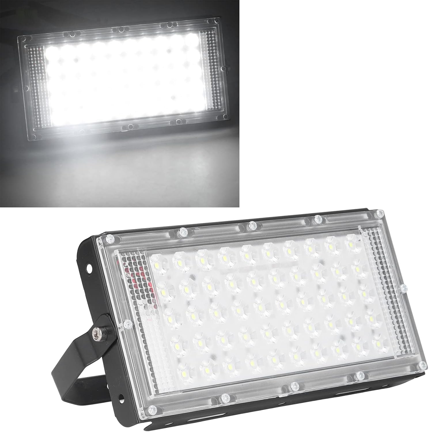 RASTKY LED Flood Light 50W White Light Outdoor Floodlight for Gardens 12V Battery Clip image number 6
