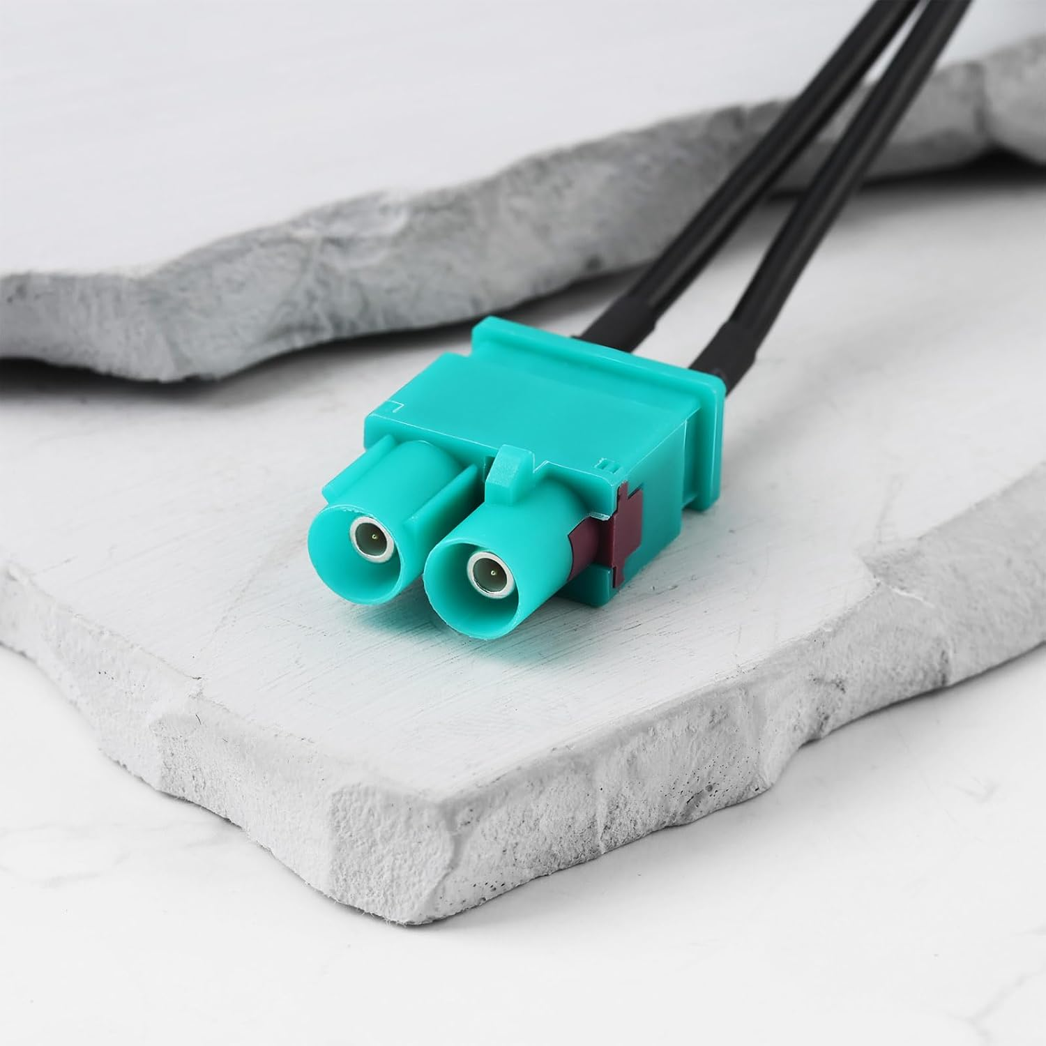 2Pcs Dual FAKRA Head Radio Antenna Conversion Cable Compatible with VW image number 6