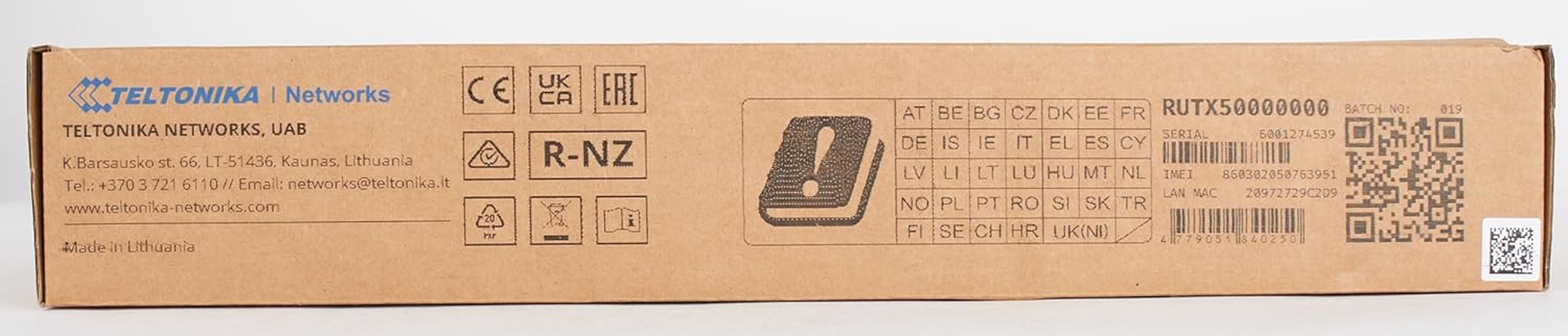 Teltonika RUTX50 Industrial 5G Router with Wifi image number 1