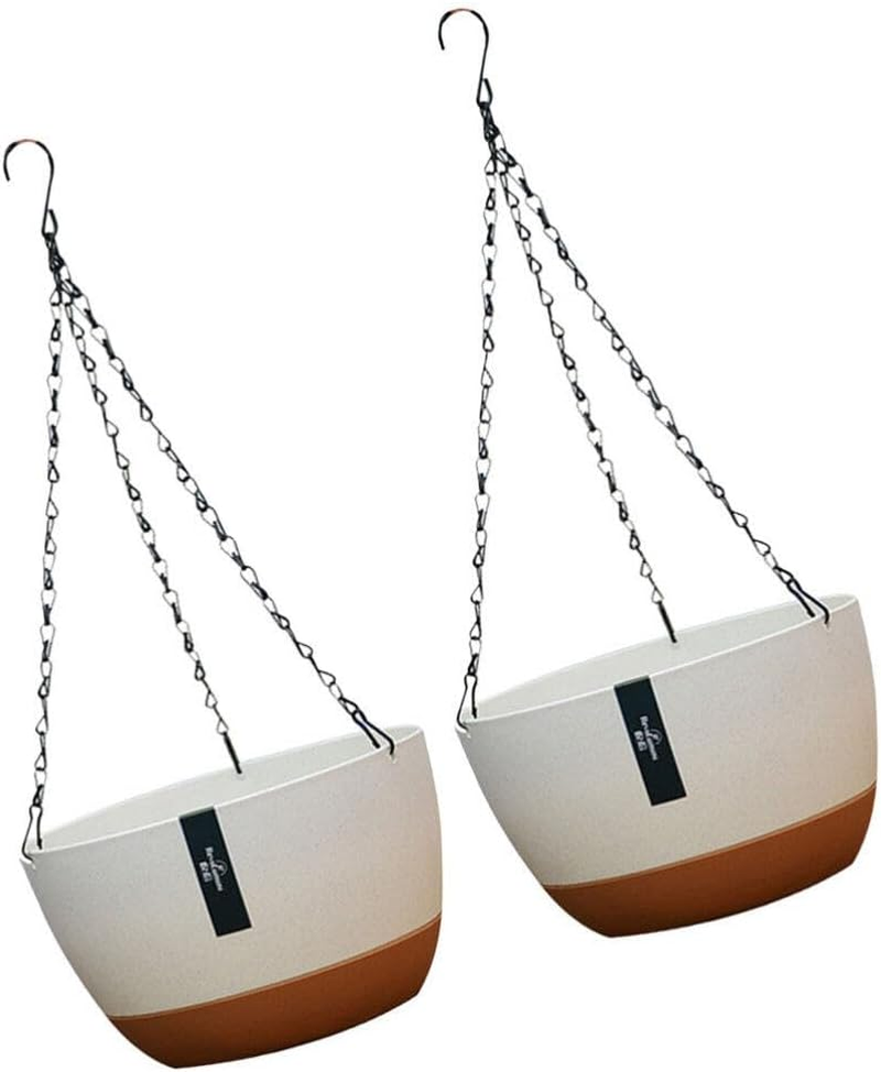 Kisangel 2 Packs Hanging Planter Pot Hanging Basket Hanging Planter Scindapsus Flowerpot for Self Watering Basket image number 4
