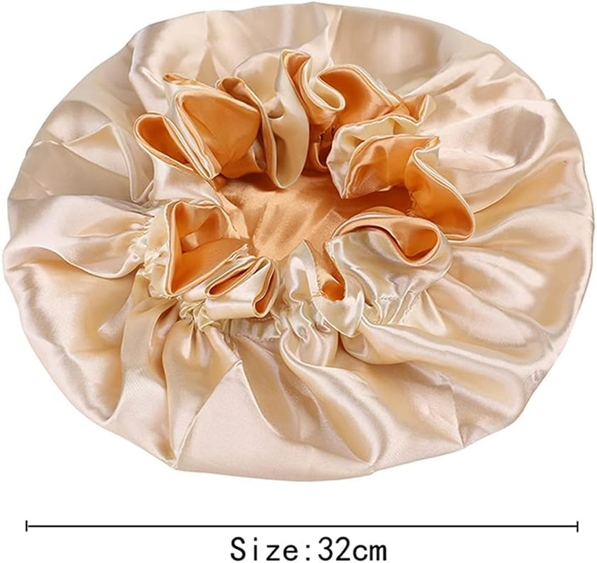 Licogel Lightweight Bohemia Man Yoga Sleeping Head Cover Elastic Unisex Soft Shower Cap Hair Loss Hat Night Sleep Cap image number 1