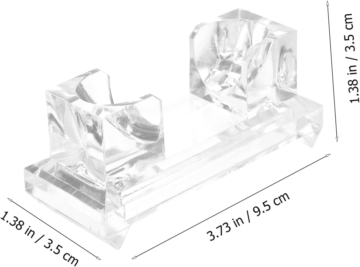 FUNOMOCYA 2Pcs Practical Acrylic Music Instrument Stand Kalimba Piano Display Stand Portable Thumb Piano Holder image number 1