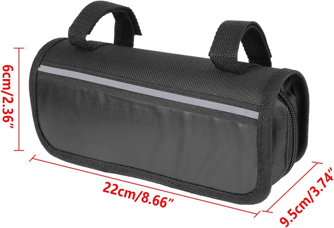 AIMALL Bicycle Repair Tool Kit with Saddle Bag, Portable Multifunctional Wrench Set, Mini Air Pump, Reflective Strip for Road & Mountain Bike Maintenance image number 5