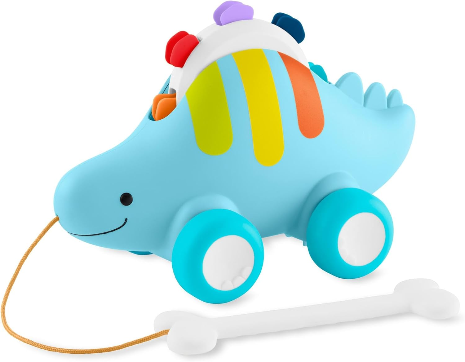 Skip Hop Explore and More 3-In-1 Musical Dinosaur Pull Toy image number 2
