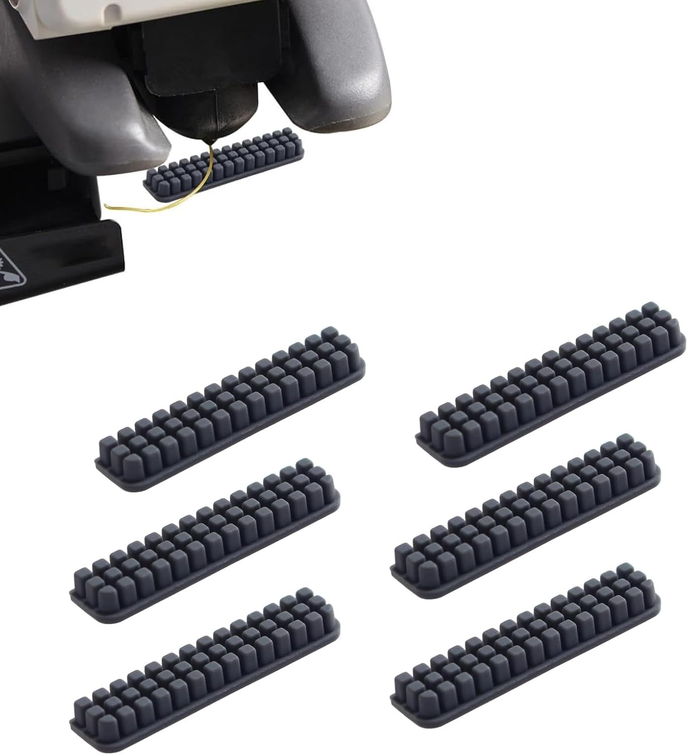 LEOWAY A1 3D Printer Nozzle Brush Replacement Kit, Nozzle Wiper Cleaning Tool for 3D Printer Hotbed,3D Printer Accessories(6Pcs) image number 5