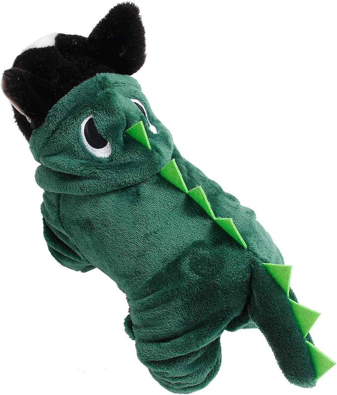 Dog Clothes Jacket Apparel Material Jumpsuit Winter Coat with Hat Hoodie Dogs Plush Outfit Warm (Color : Coffee, Size : S) image number 4