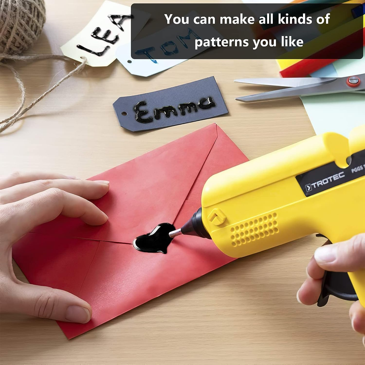 15Pcs Hot Melt Glue Sticks,270 X11Mm Car Dent Repair Kit,Handmade Craft DIY Home Office Project Craft Fix & Repairs(Black) image number 5