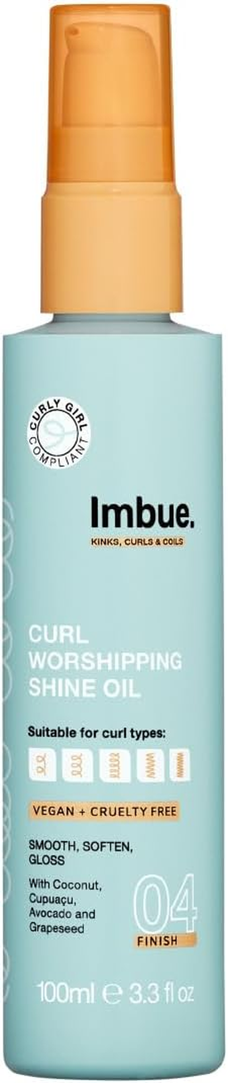 Imbue Curl Nourishment Oil for Curly Hairs 3.3 Fl Oz - Vegan, Curly-Girl Compliant, Curls Styling Product image number 6