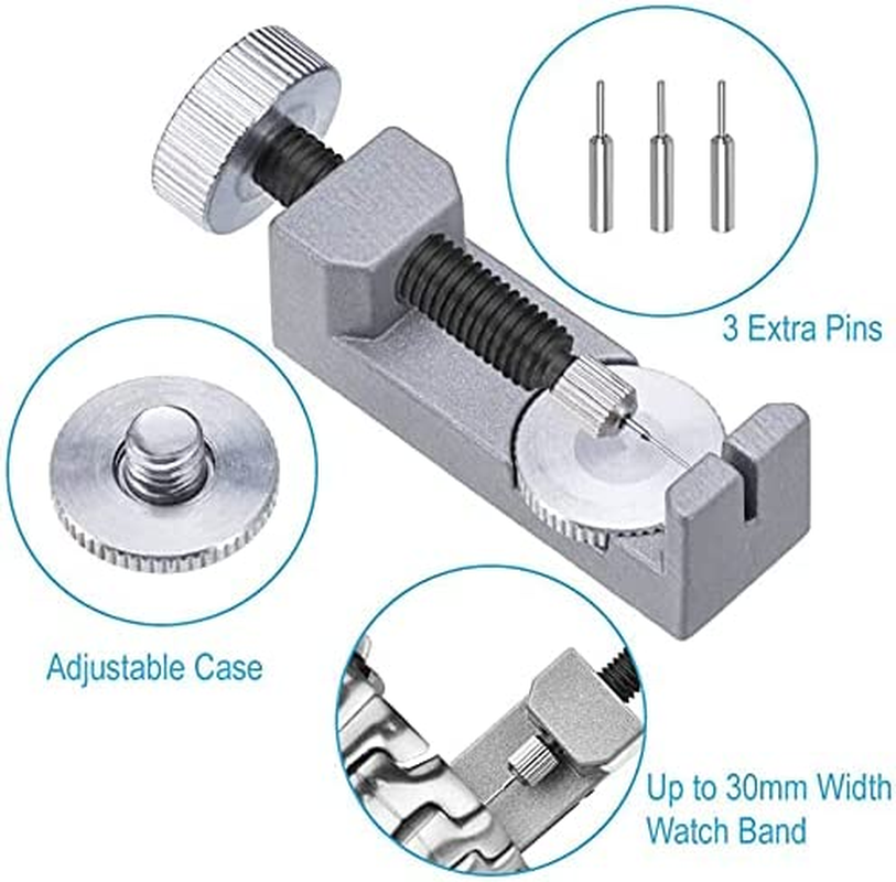 PIONEERS Watch Band Tool Kit - Watch Link Remover, Spring Bar Tool Set for Watch Repair and Watch Band image number 2