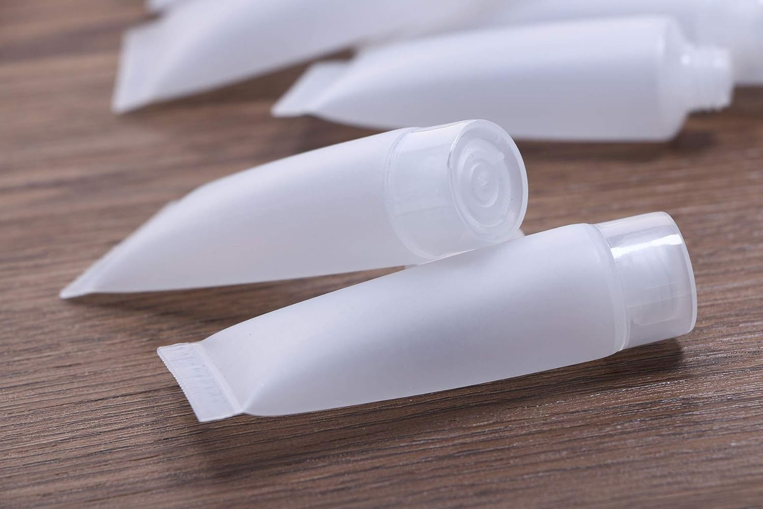 Shapenty 10Ml Clear Plastic Empty Tubes Refillable Facial Cleanser Hand Cream Cosmetic Lotion Containers Soft Makeup Sample Holder Bottle Vial Jar Pot Case with Flip Lid for Travel DIY Project, 30PCS, image number 4