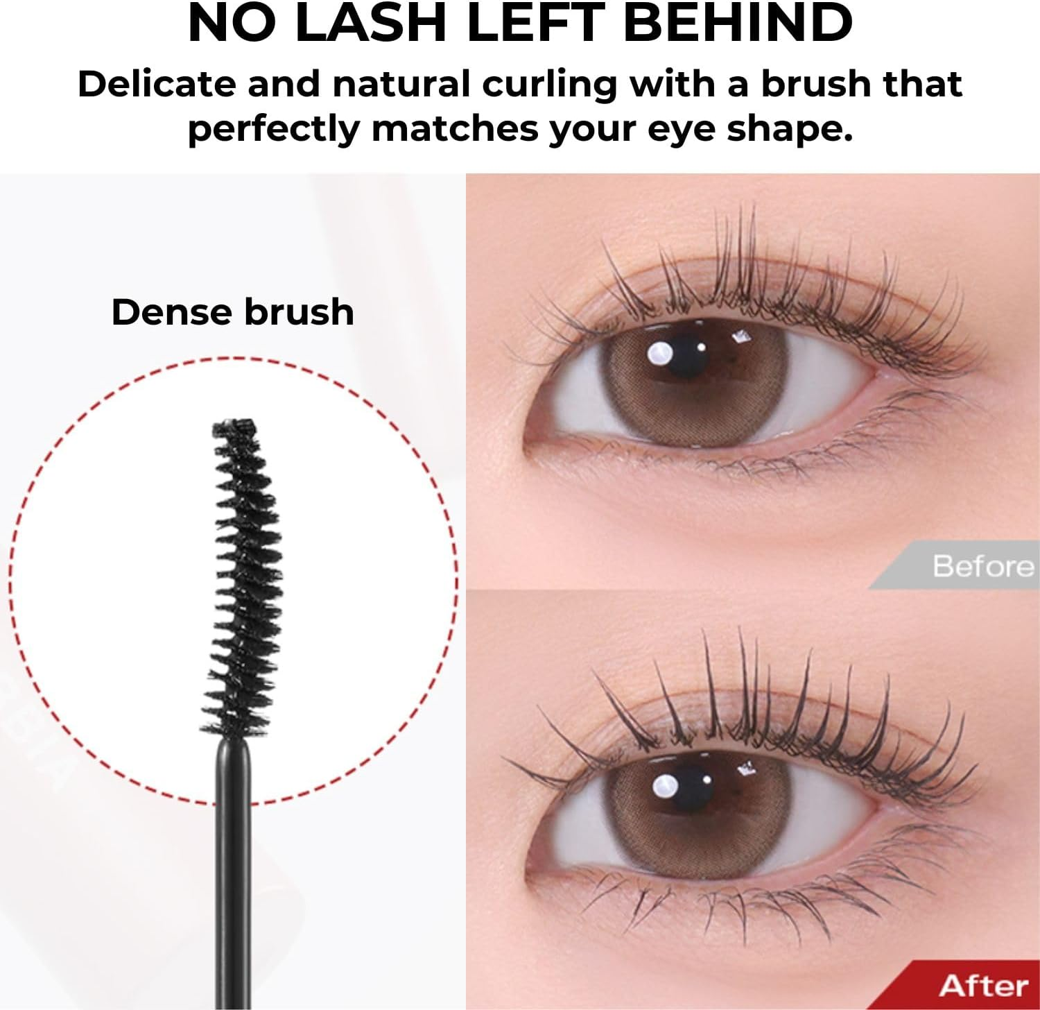 BBIA Never Die Mascara Extreme - Delicate Curling Ultra Long-Lasting Fixing Power Volumizing Lengthening Intense Length Natural Full Lashes No Smudging & Clumping K-Beauty (02 SUPER BROWN, 7 Gram)