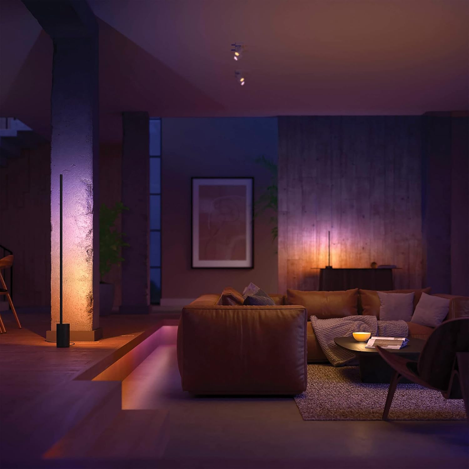 Philips Hue Signe Gradient White & Colour Ambiance Smart Table Light LED with Bluetooth, Black image number 2