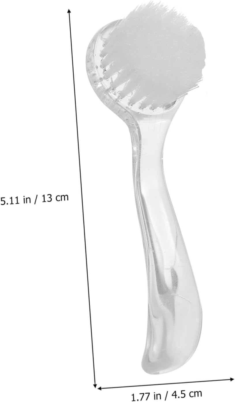 NIYANGLE 4Pcs Long Handle Nail Brush Moderate Hard Bristles for Nail Care and Cleaning image number 1