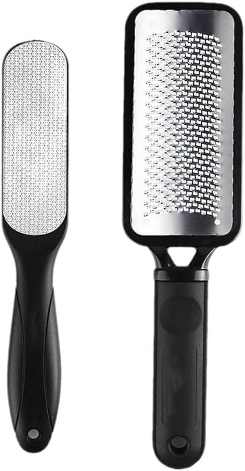 Foot Files Callus Remover, 2 Pcs Stainless Steel Foot Rasp and Dual Sided Foot File Professional Pedicure Tools (Style1, One Size) image number 1