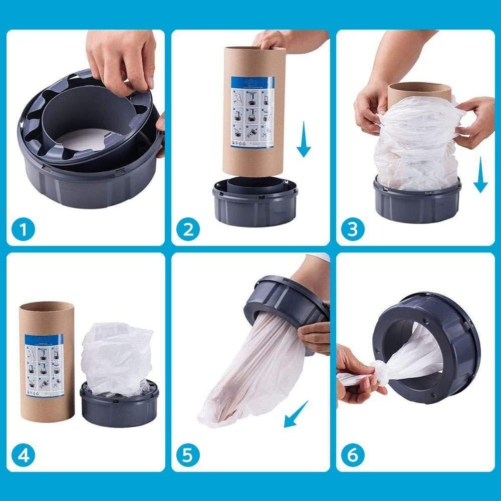 OWEITE 100M Nappy Bin Refill Kit Liner Film Compatible with for Tommee Tippee Sangenic image number 5