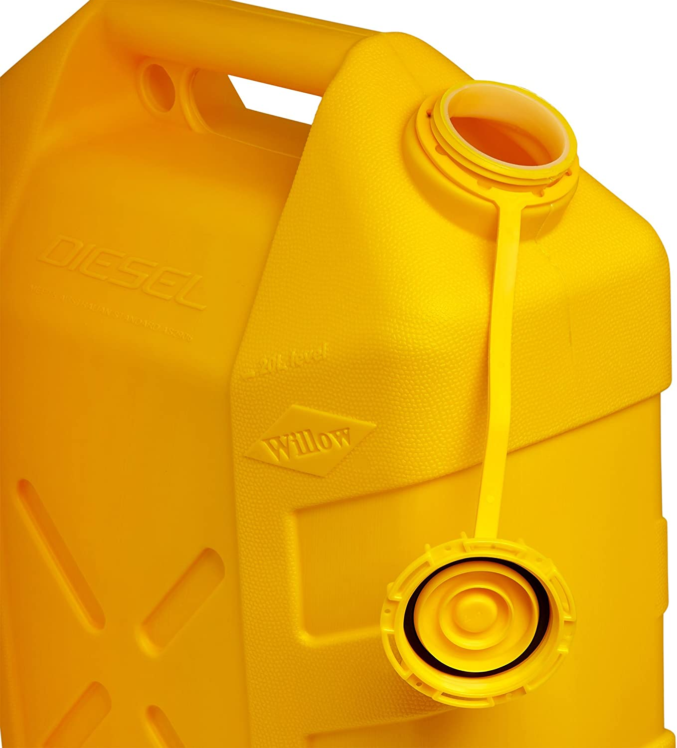 Willow Diesel Can, Yellow, 20 Liter Capacity image number 6