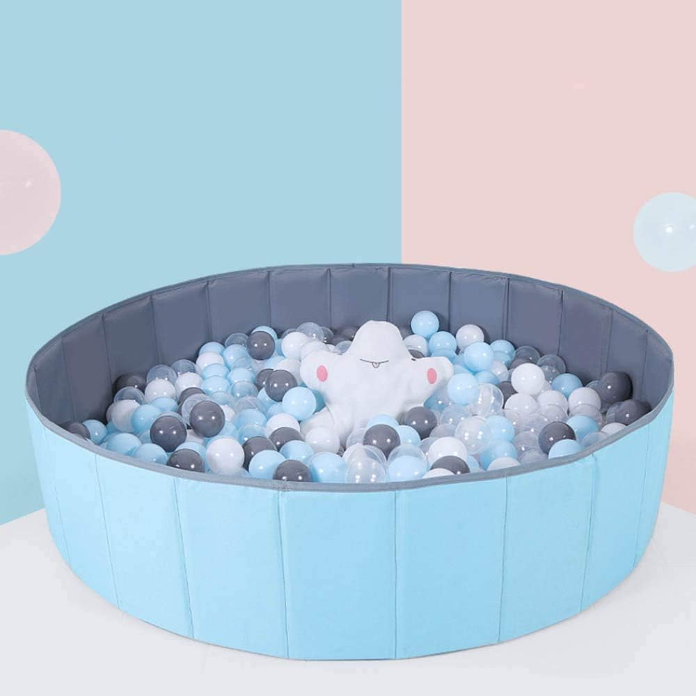 Qiuqiu Inflatable round Kids Swimming Pool Ball Pit Foldable Portable Collapsible Dogs Cats Pet PVC Baby Play Ball Pool Outdoor Spa Inflatable Hot Tub Bathing Tub image number 3