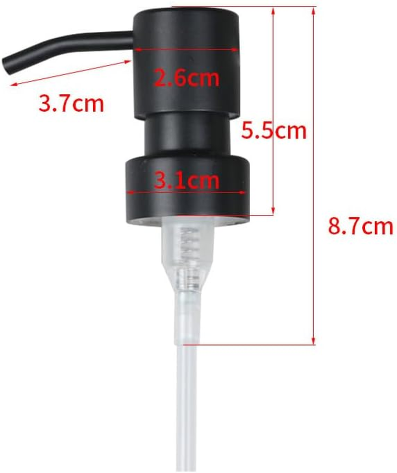 Soap and Lotion Dispenser Replacement Pumps, Lotion Pump Parts for Bathroom Countertop Soap Dispensers image number 2