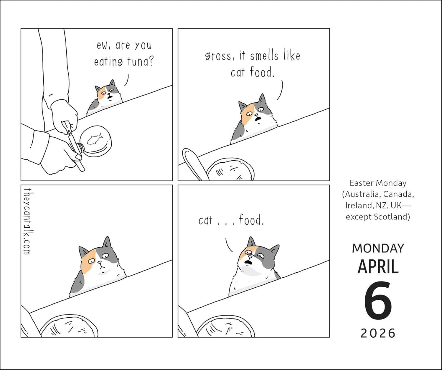 They Can Talk Comics 2026 Day-To-Day Calendar: You Gotta Smell This image number 4