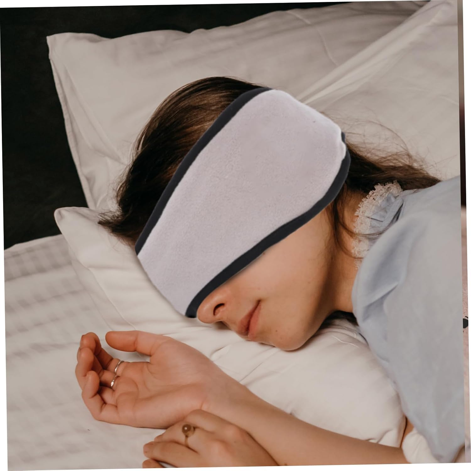 TENDYCOCO Sleeping Ear Muff Noise Cancelling Ear Cover for Sleeping Warmer Headband Workout Jogging Yoga Air Travel Meditation Grey image number 1