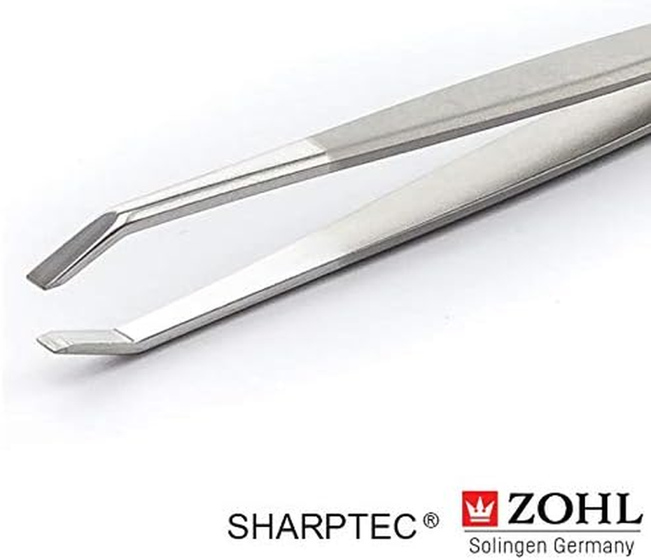 ZOHL Solingen High Precision Eyebrow Tweezers Arched Tip - Made in Germany image number 4