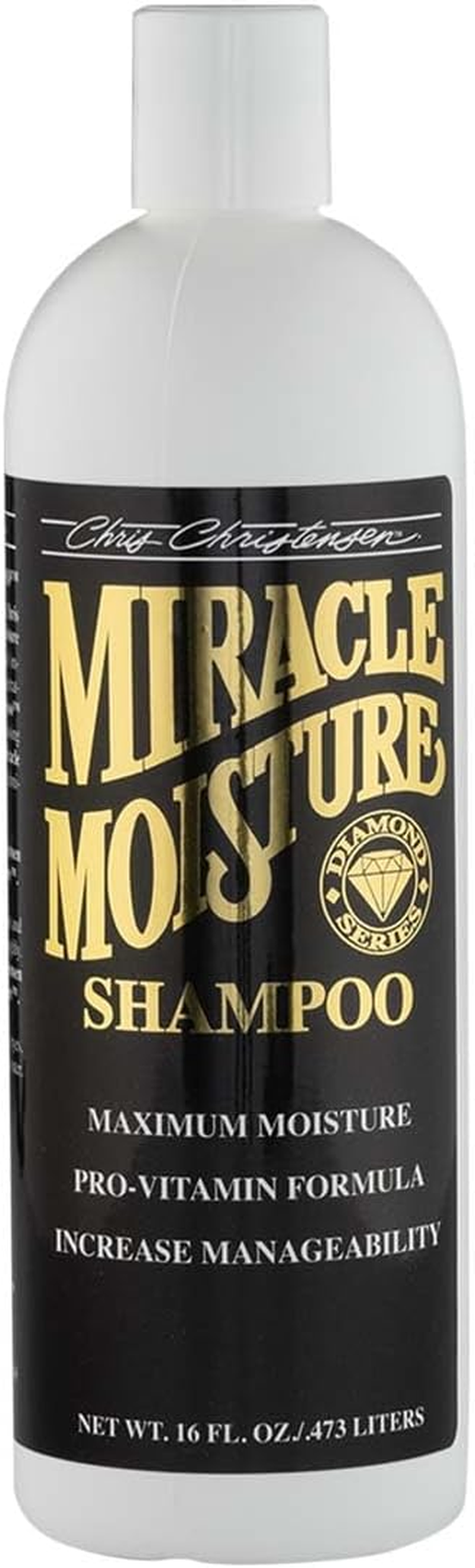 Chris Christensen Diamond Series Miracle Moisture Dog Shampoo, Groom like a Professional, Pro-Vitamin Formula, Provides Maximum Moisture, Use on Both Dogs and Cats, Made in the USA, 16 Oz image number 5