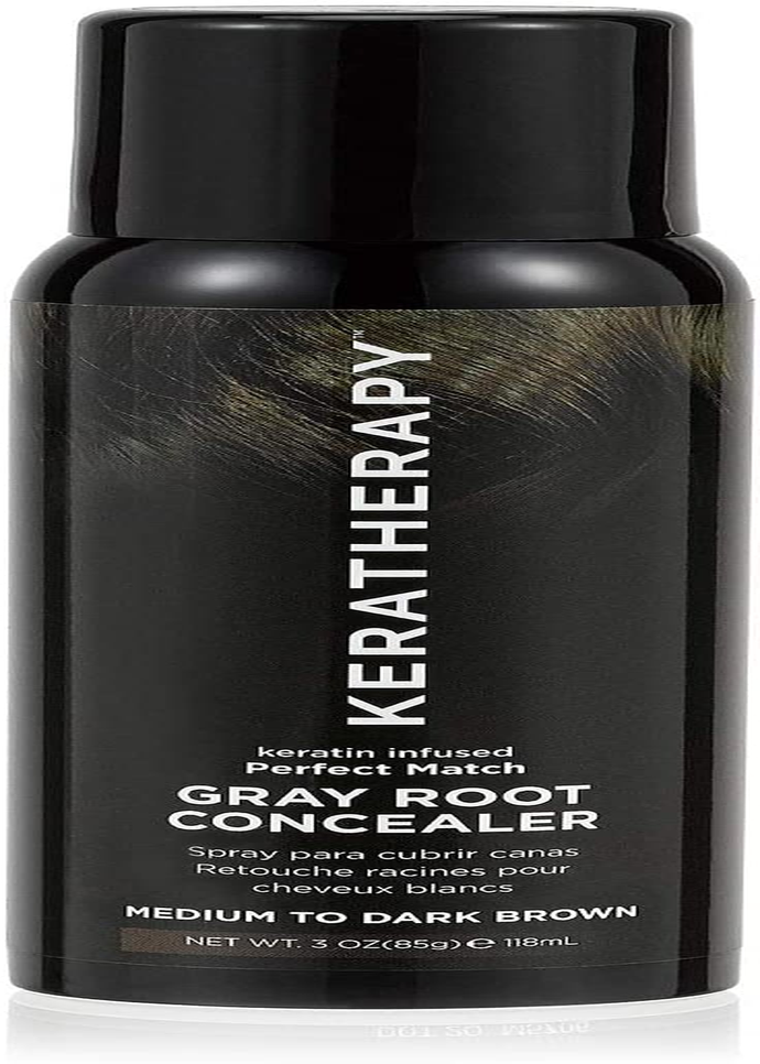 Keratherapy Gray Root Concealer 118 Ml, Medium to Dark Brown, 118 Ml image number 5