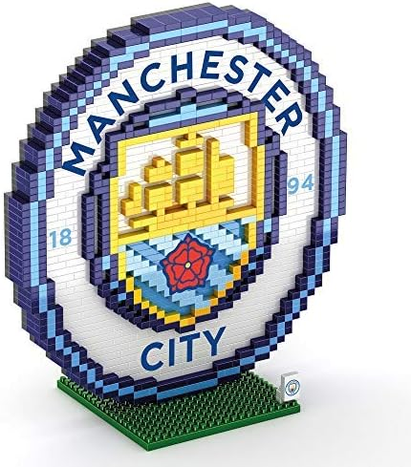FOCO Manchester City F.C. 3D BRXLZ Crest Building Set