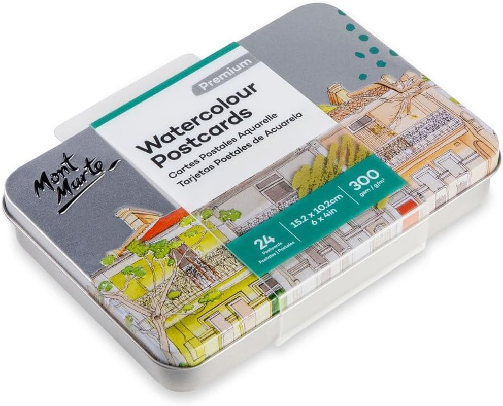 Mont Marte 300 GSM Watercolour 24-Sheets Postcards image number 3