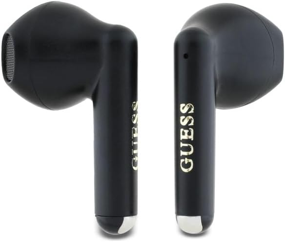 CG Mobile Guess Bluetooth Headphones TWS + Docking Station Printed Classic Logo Black image number 3