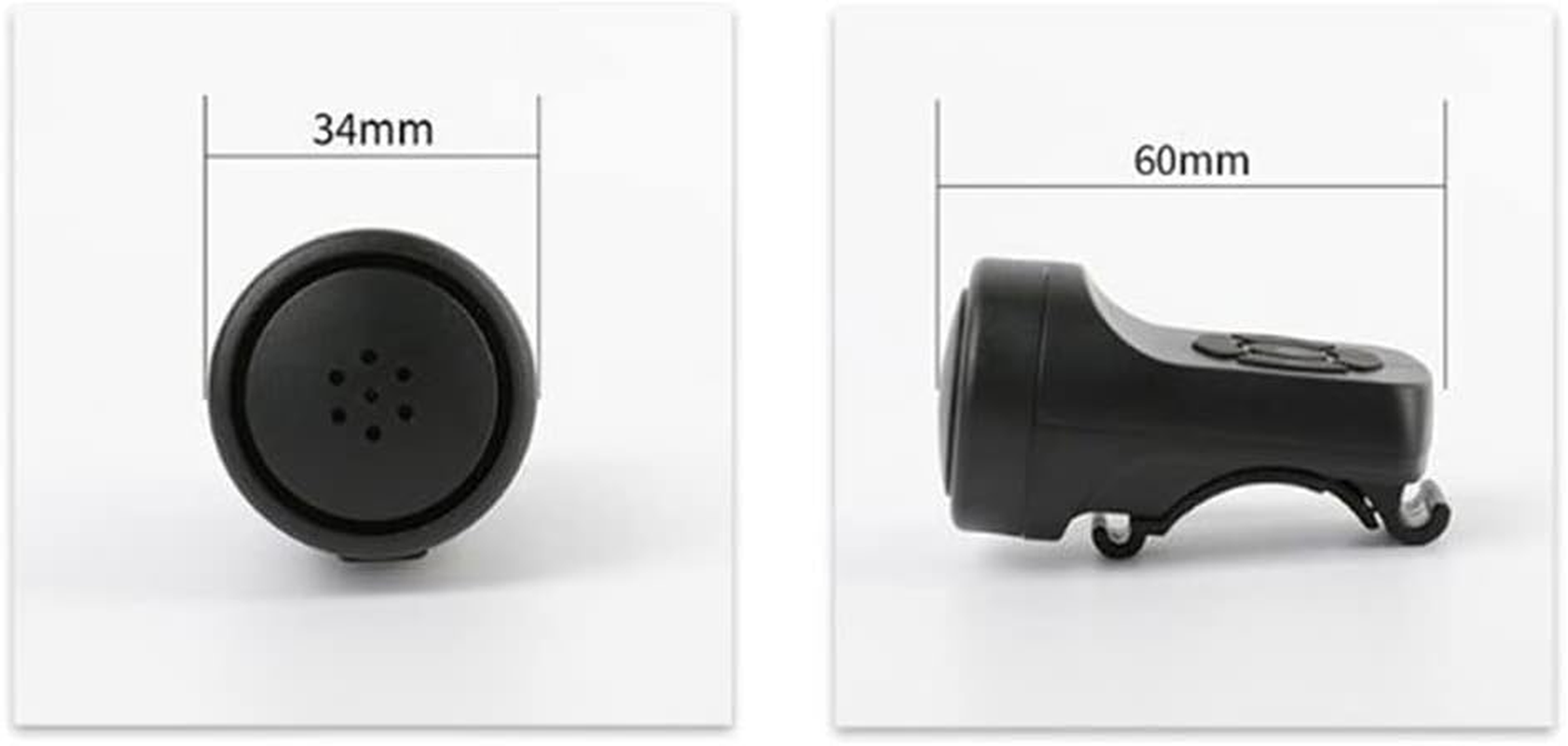 Bike Bell 120Db Loud Electric Bike Horn Rechargeable Bicycle Anti-Theft Alarm Waterproof with 4 Sound Modes for Mountain Bike Road Bike image number 1