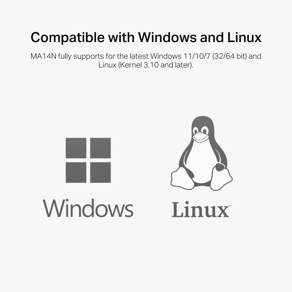 Mercusys AX300 Nano Wireless USB Adapter, Wi-Fi 6, Lower Latency Gameplay, WPA Security, MU-MIMO, OFDMA, Pre-Loaded Driver, Nano-Size, Easy Setup & Flexible Desgin, Wide Compatibility(Ma14N) image number 2